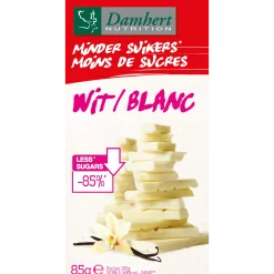 Discount Damhert Chocoladetablet wit minder suikers