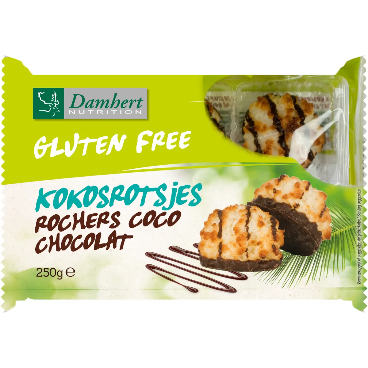 New Damhert Kokosrotsen chocolade glutenvrij