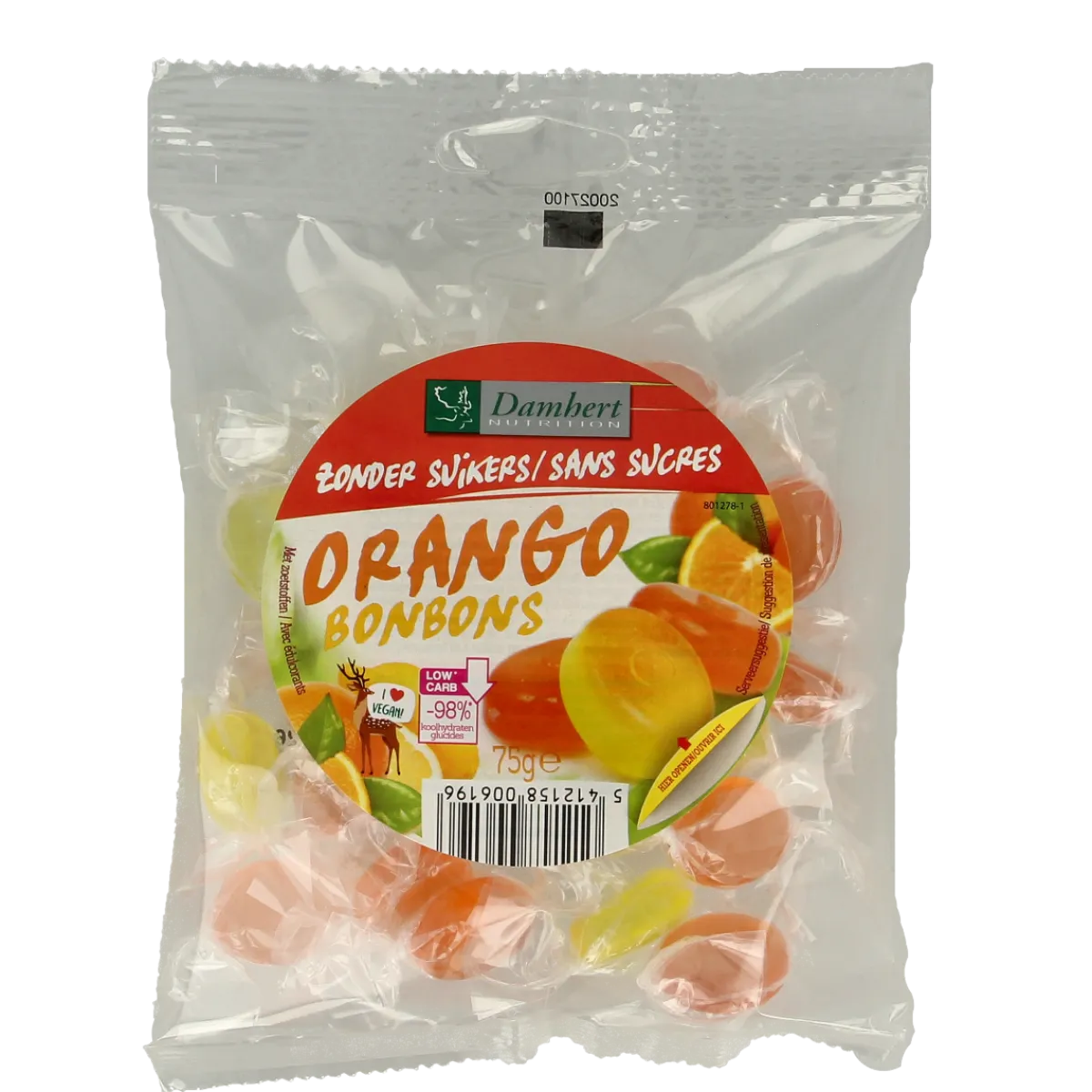 New Damhert Orango bonbons