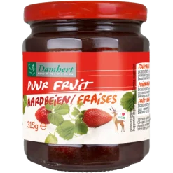 Damhert Puur fruit confituur aardbei
