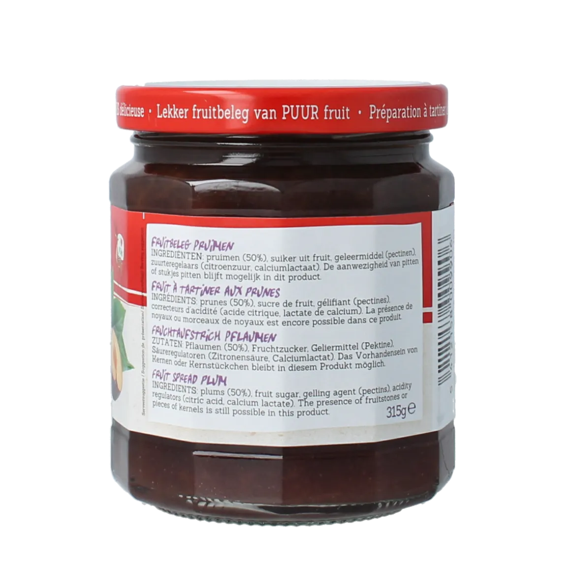 Damhert Puur fruit confituur pruimen