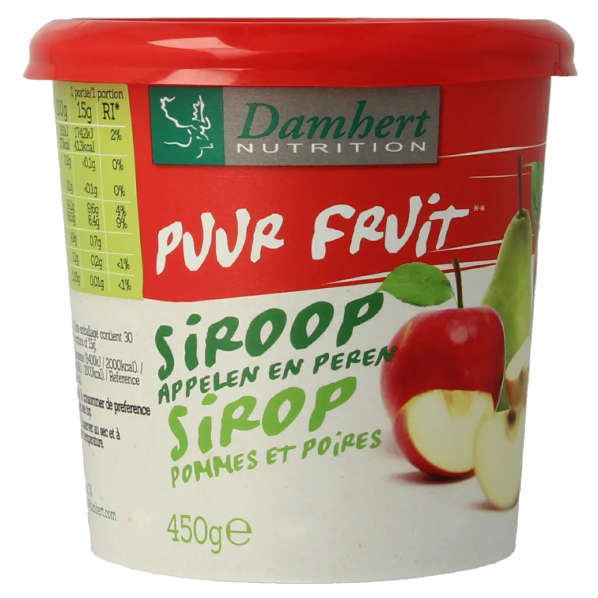 Clearance Damhert Puur fruit siroop appelen en peren