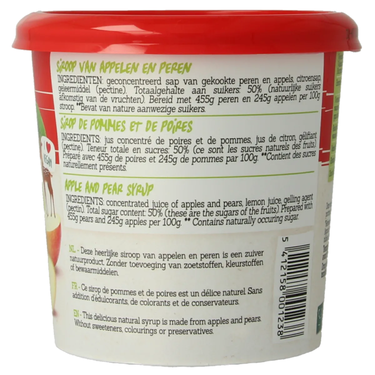 Clearance Damhert Puur fruit siroop appelen en peren