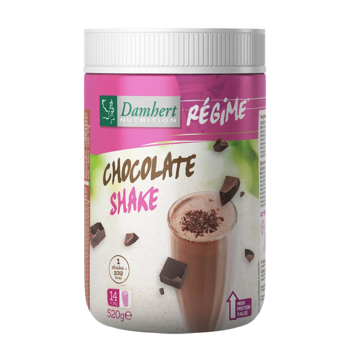 Damhert Regime maaltijd shake chocolade