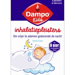 Dampo Kids inhalatiepleister diervormig
