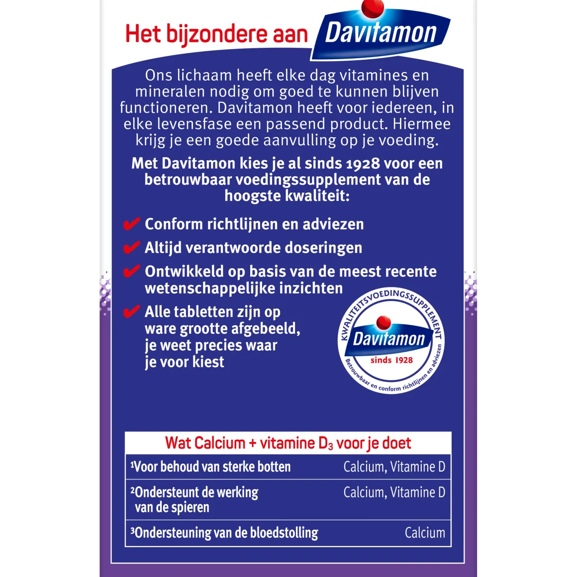 Davitamon Calcium & D3 mint