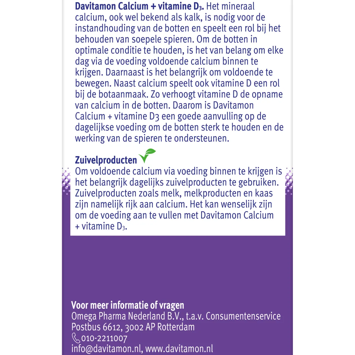 Davitamon Calcium & D3 mint