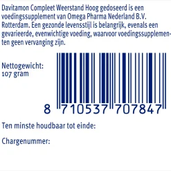 Clearance Davitamon Compleet weerstand hoog gedoseerd