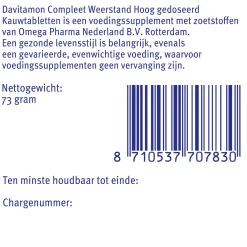 Davitamon Compleet weerstand hoog gedoseerd