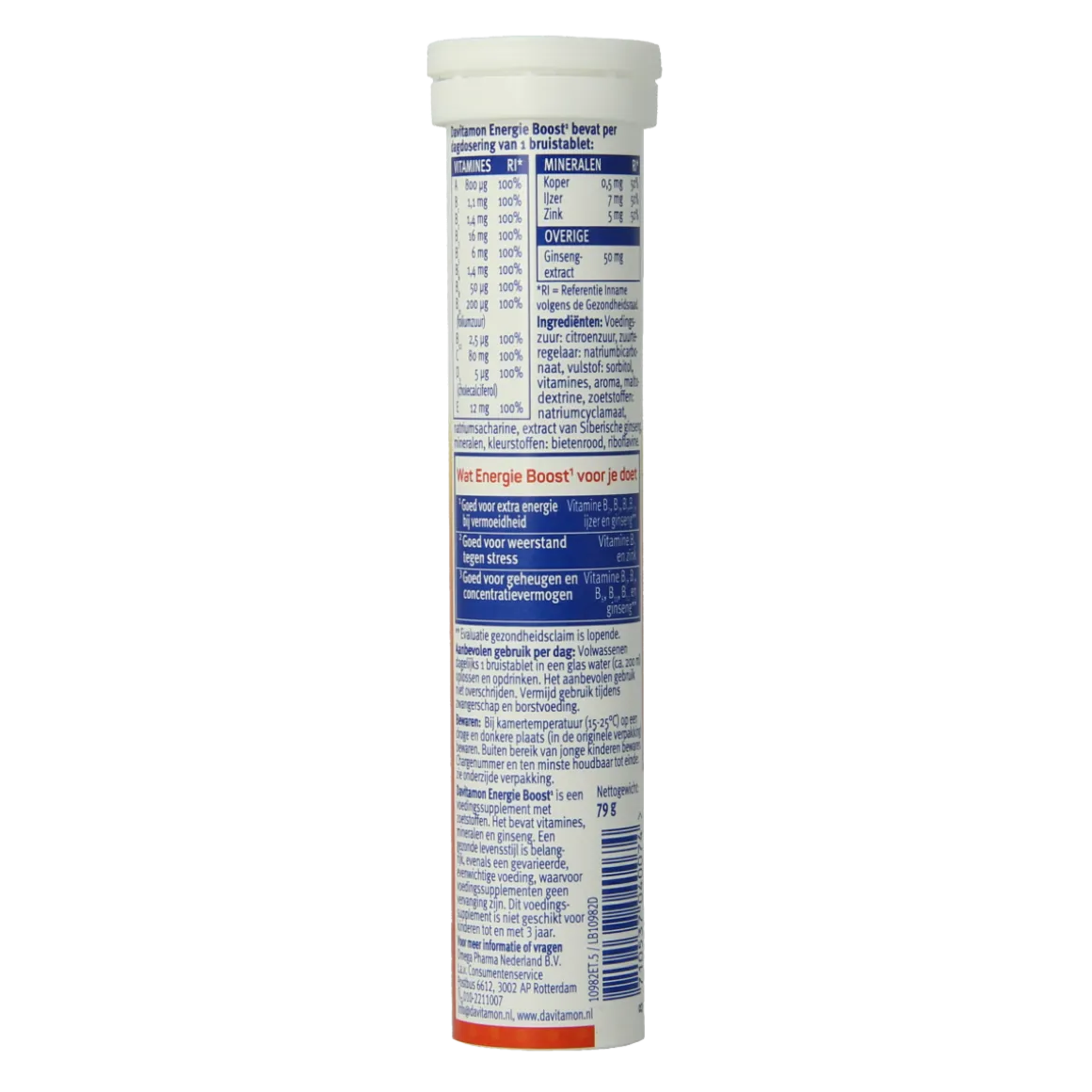 Davitamon Energie boost ginseng