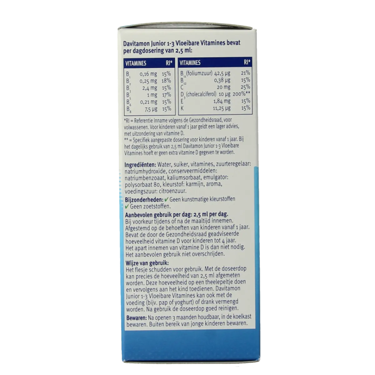 Online Davitamon Junior 1+ vloeibare vitamines framboos