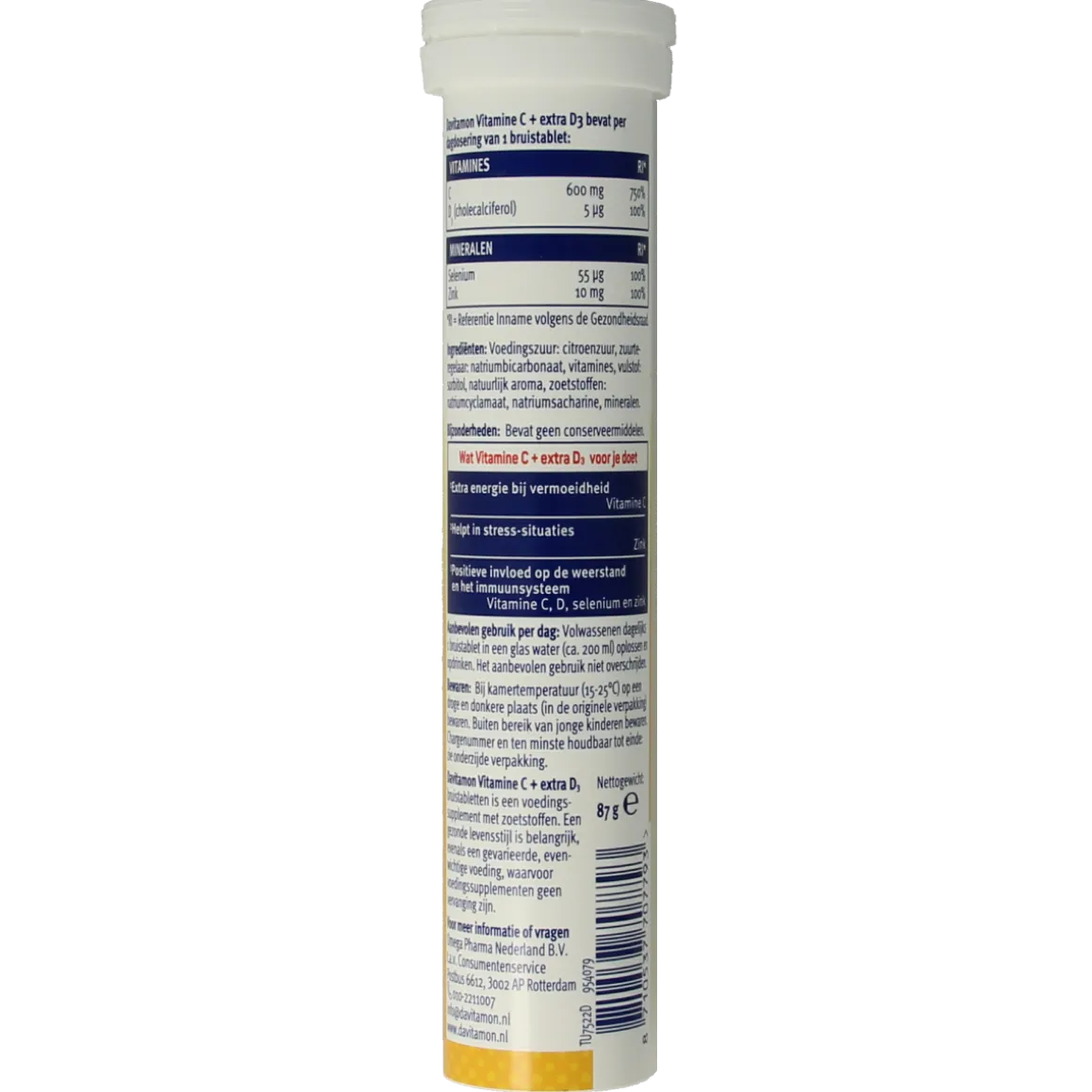 Davitamon Vitamine C & D3 bruistabletten
