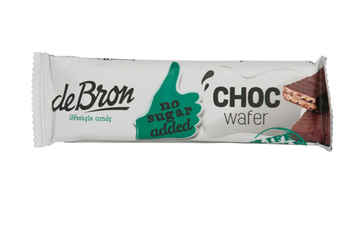 De Bron Choco wafer 1 doos
