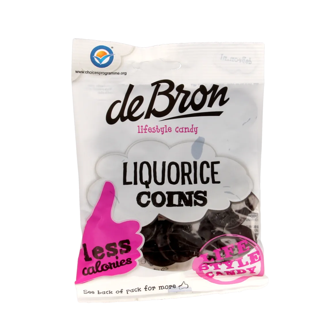 De Bron Muntendrop/liquorice coins suikervrij