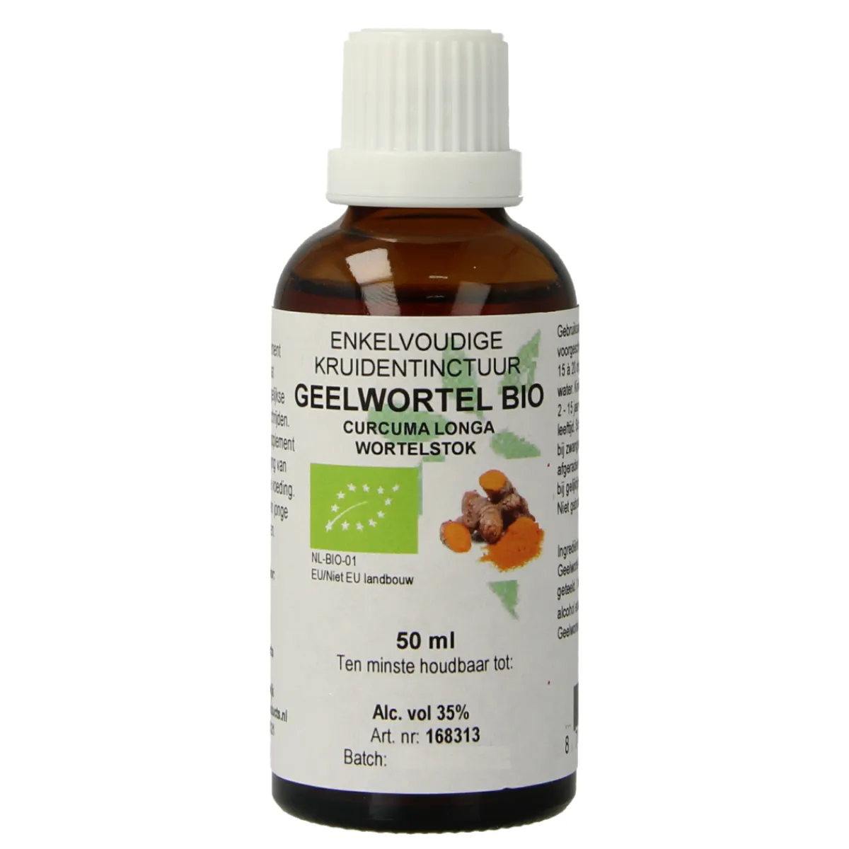Online De Cruydhof Curcuma longa/geelwortel tinctuur bio