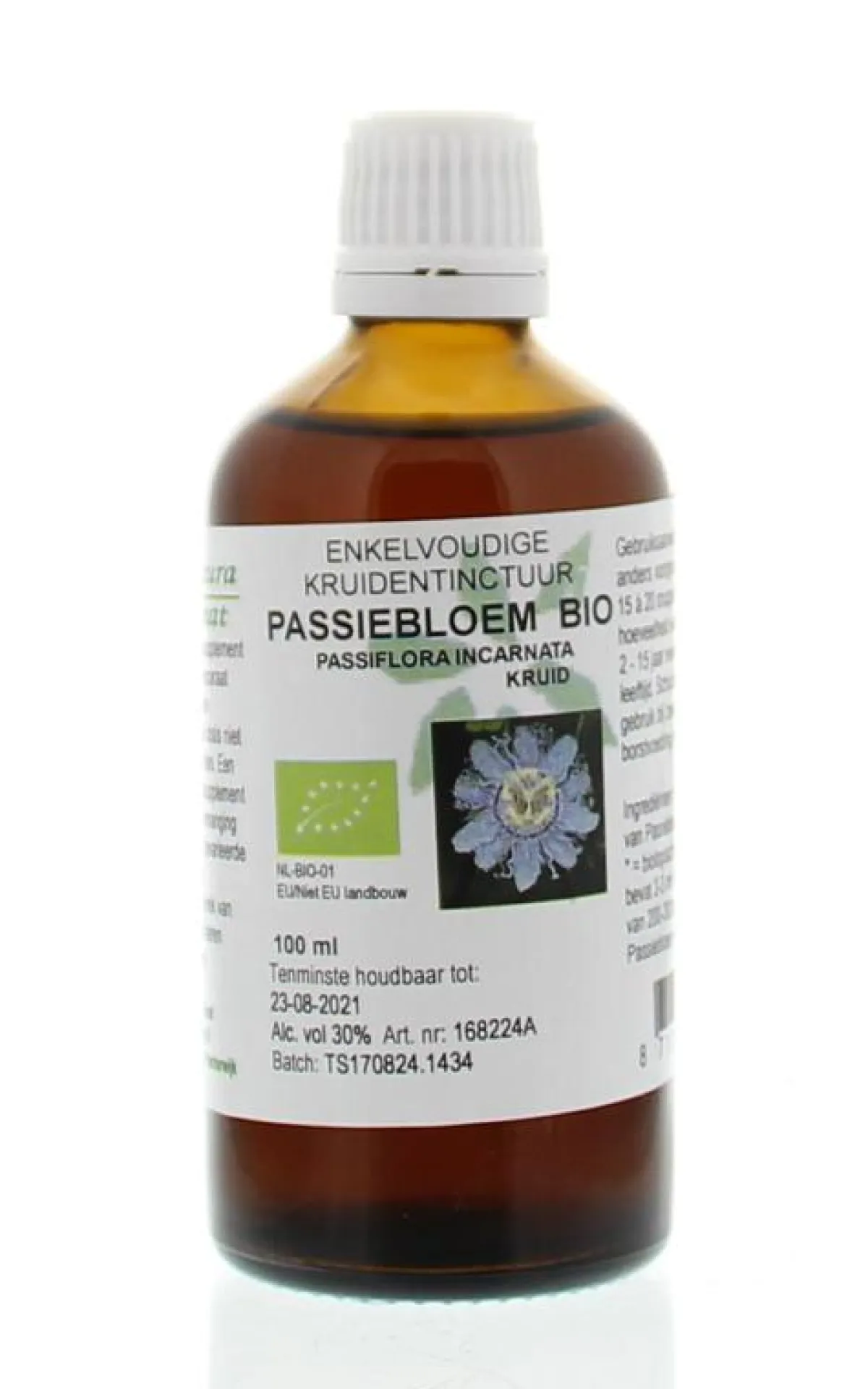 Discount De Cruydhof Passiflora incarnata herb/passiebloem tinctuur bio
