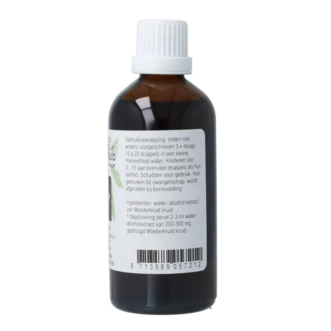 De Cruydhof Tanacetum parthenium herb/moederkruid tinctuur
