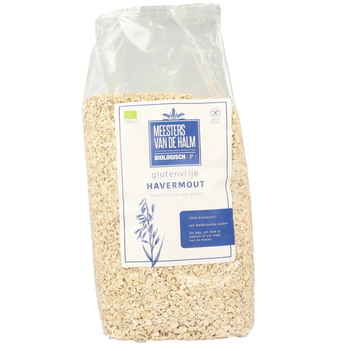 De Halm Havermout glutenvrij bio