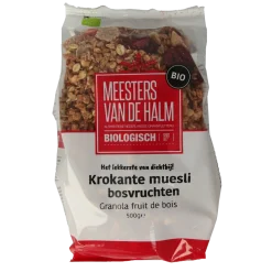 De Halm Muesli krokant bosvruchten bio