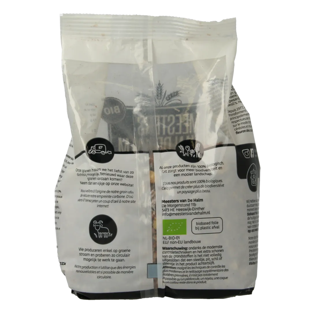 De Halm Ovengebakken mix chocolade en amandel bio