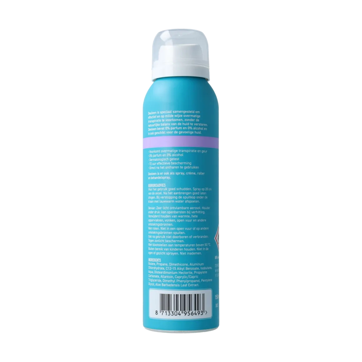 Deoleen Deodorant spray intense gevoelige huid