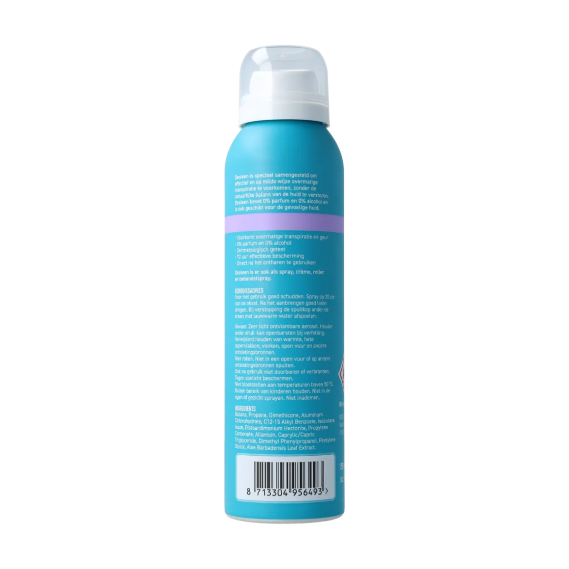Deoleen Deodorant spray intense gevoelige huid