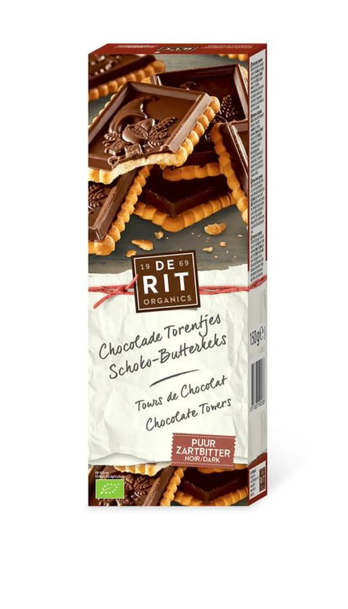 De Rit Chocolade torentje bio