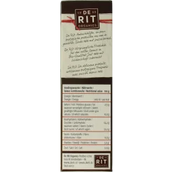 De Rit Chocoreale hagelslag extra puur bio