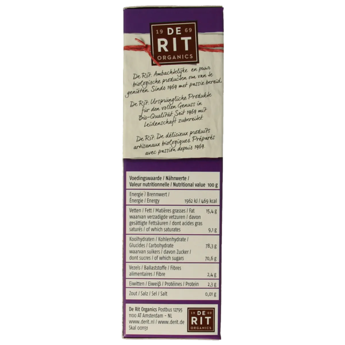 Outlet De Rit Chocoreale hagelslag mix bio