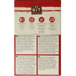 De Rit Chocoreale hagelslag puur bio
