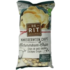 De Rit Kikkererwtenchips zeezout bio