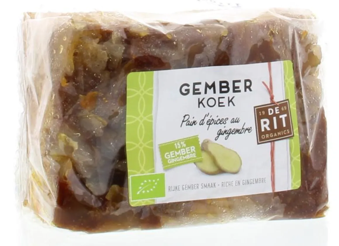 De Rit Kruidige gemberkoek bio