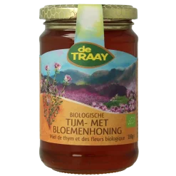 Discount de Traay Tijm- met bloemenhoning eko bio