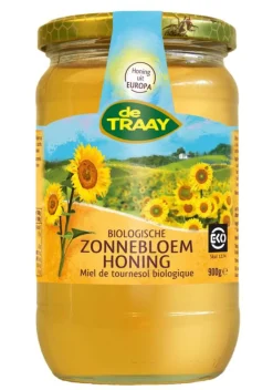 de Traay Zonnebloemhoning creme bio