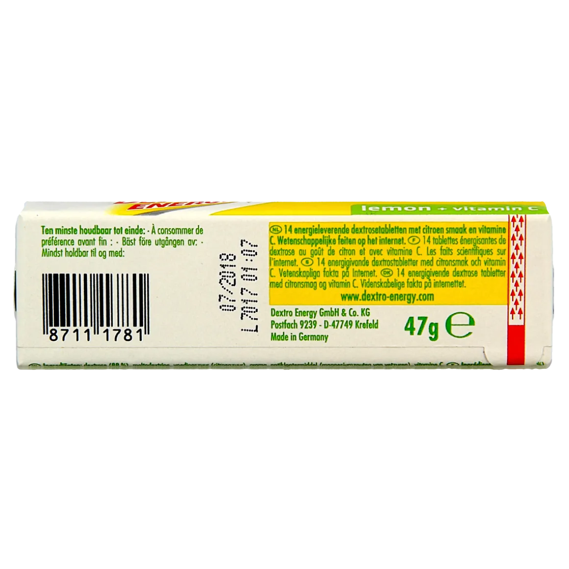 Dextro Citroen tablet met vitamine C 47 gram