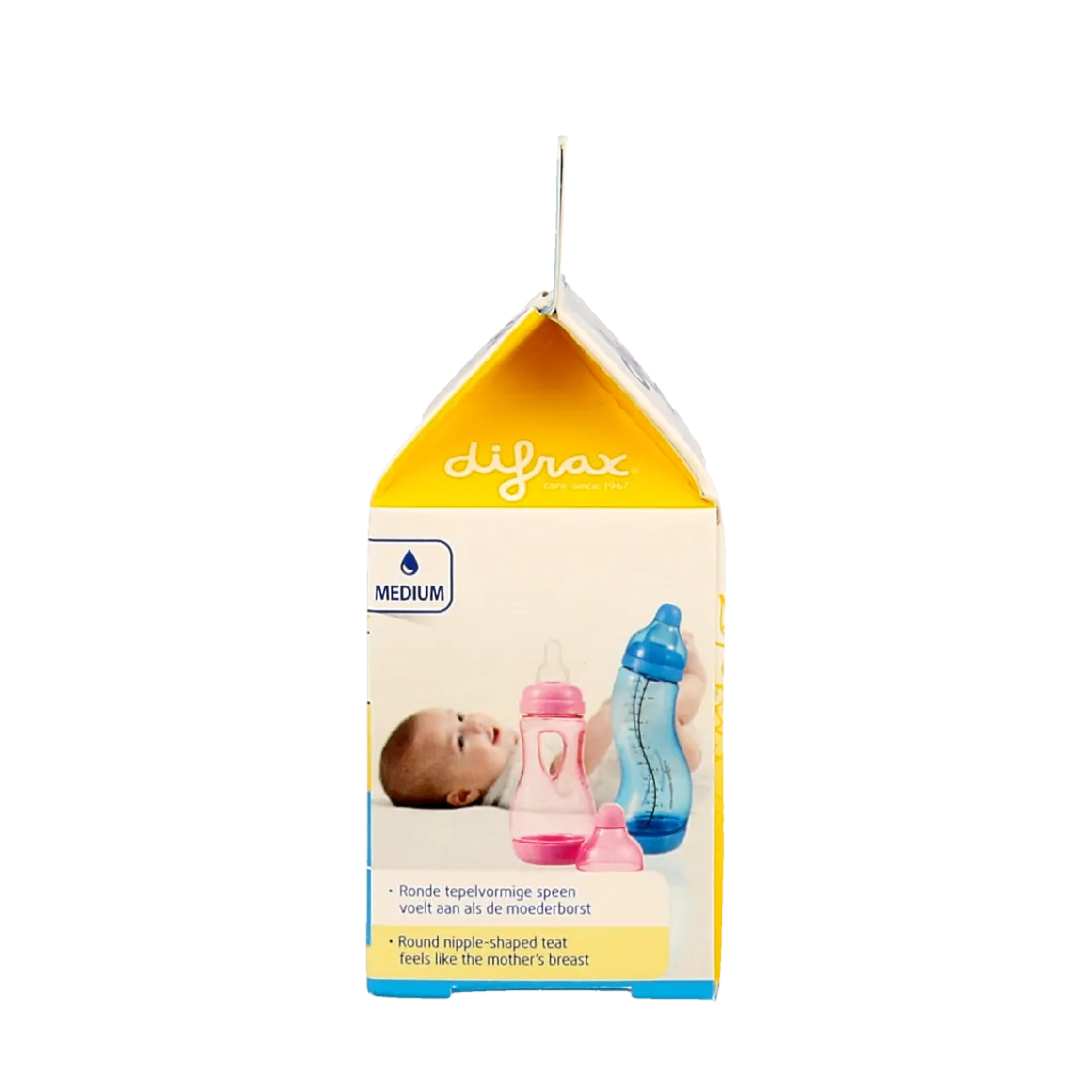 Difrax Flesspeen medium natural