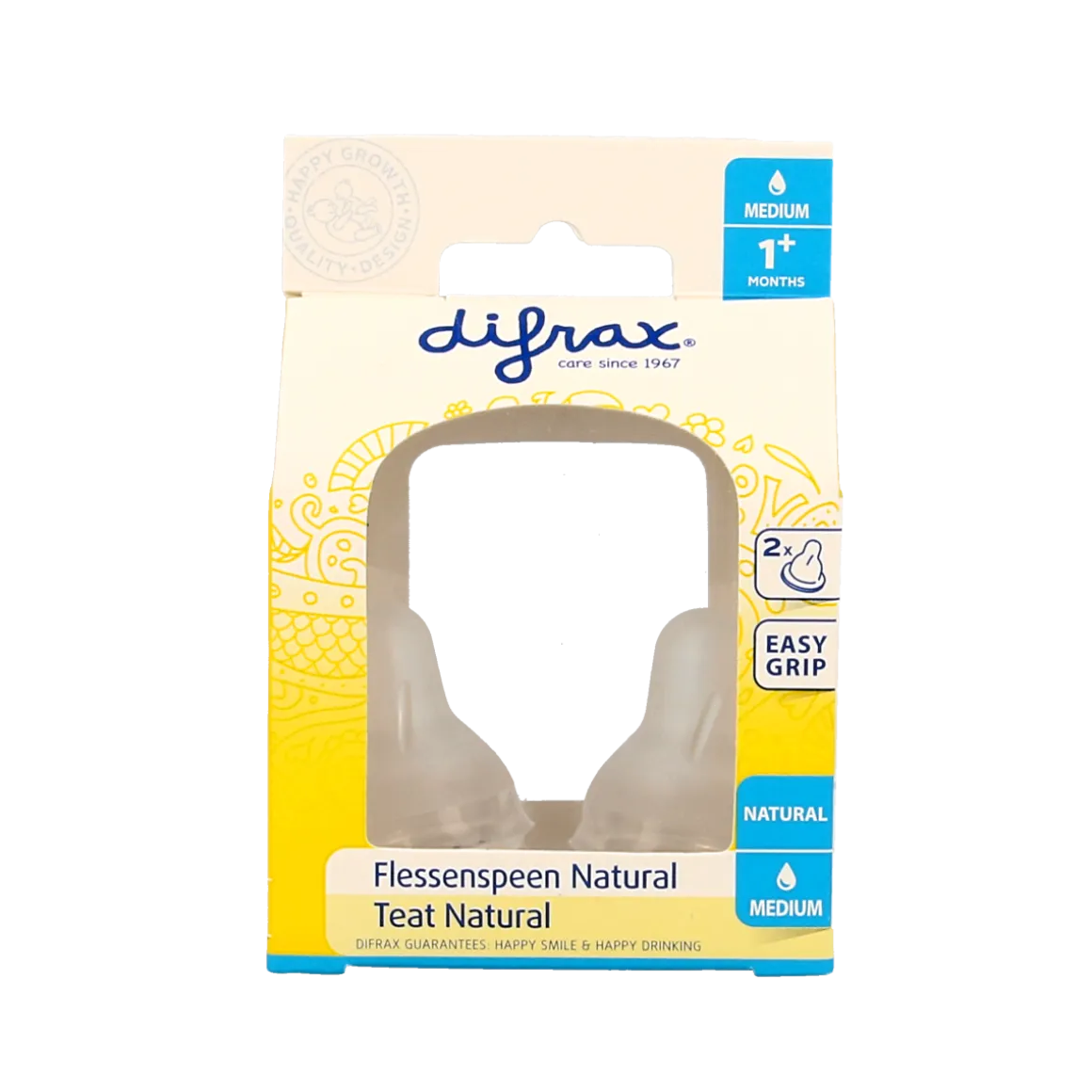 Difrax Flesspeen medium natural