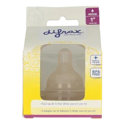 Discount Difrax Flesspeen soft breed medium