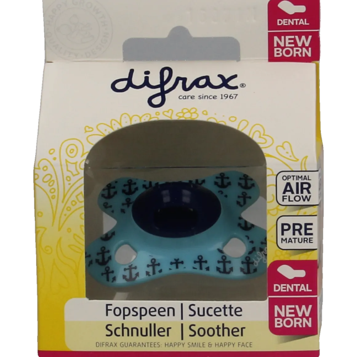 Difrax Fopspeen mini newborn dental