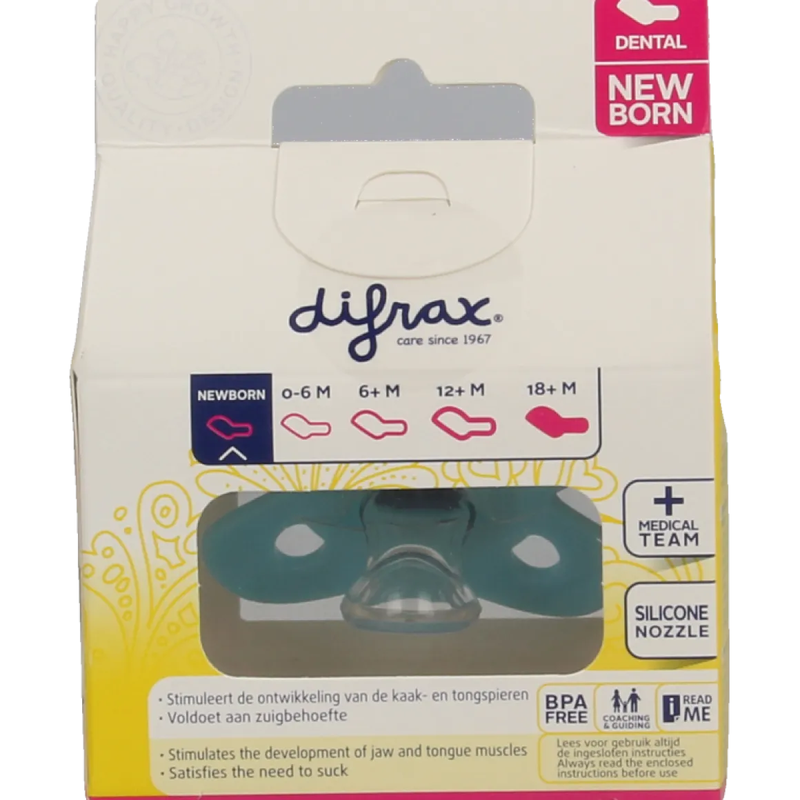 Difrax Fopspeen mini newborn dental