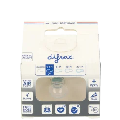 Difrax Fopspeen natural 0-6 maanden ocean