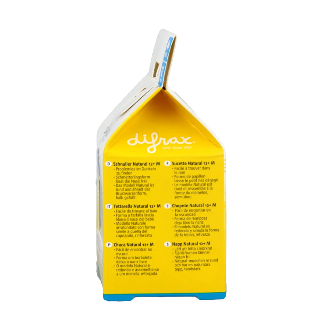 Difrax Fopspeen natural 12+ maanden nacht