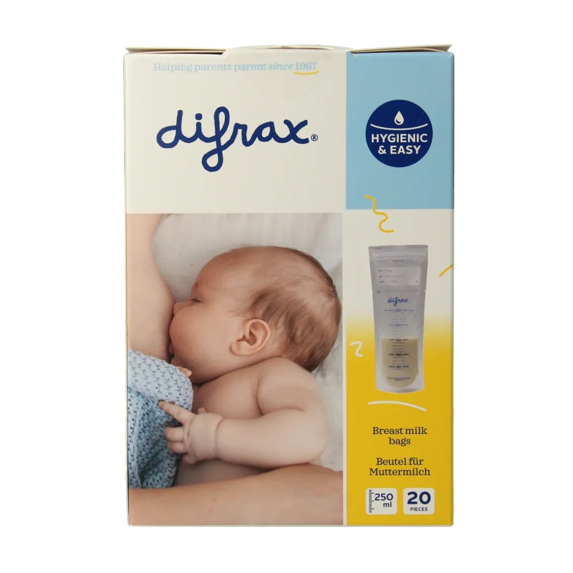 Difrax Moedermelk bewaarzakjes BtoB