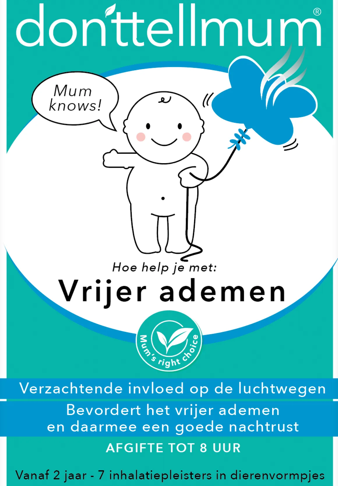 Donttellmum Inhalatiepleister vrijer ademen