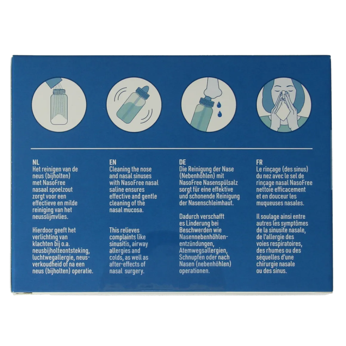 Dos Medical NasoFree nasaal saline spoelzout 2.5 gram