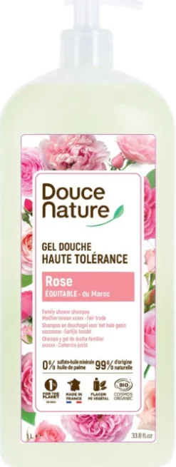 Douce Nature Douchegel hoge tolerantie roos uit Marokko bio