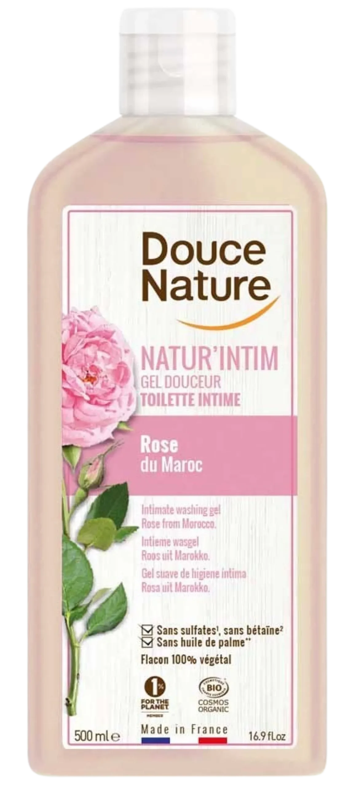 Douce Nature Natur intim intieme wasgel rose bio