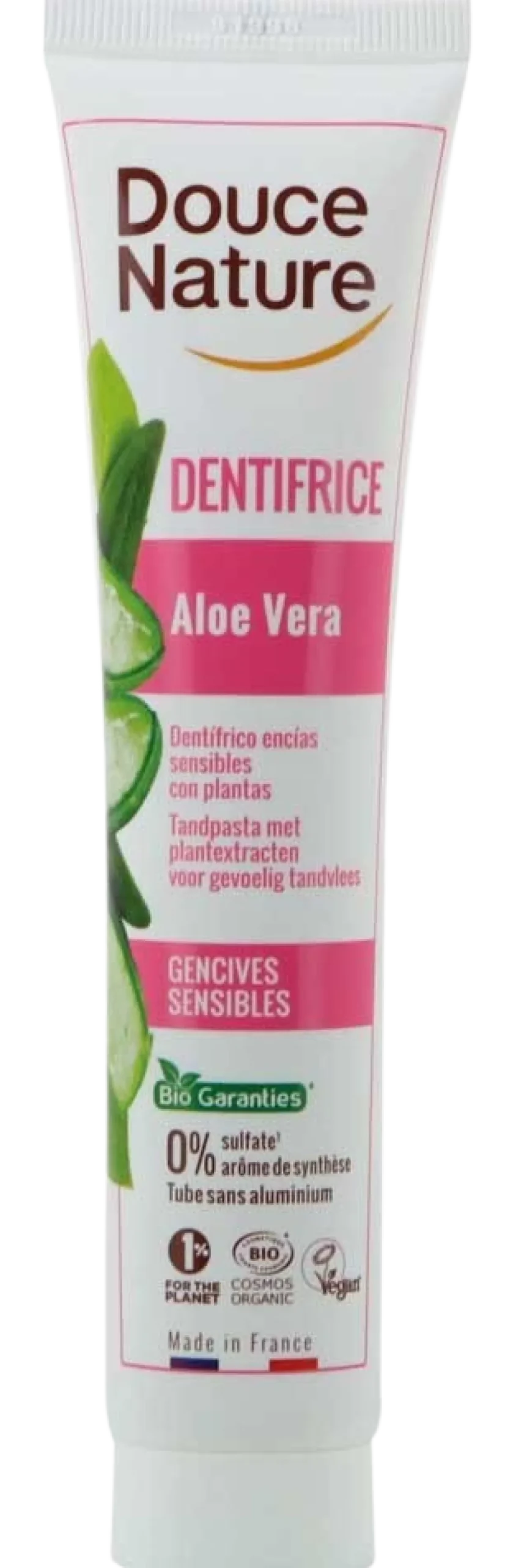 Best Douce Nature Tandpasta aloe vera voor gevoelig tandvlees bio