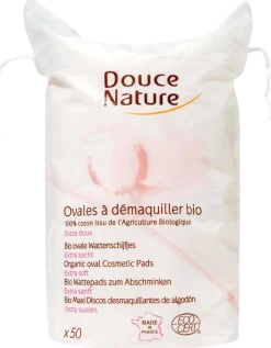 Outlet Douce Nature Wattenschijfjes ovaal bio katoen
