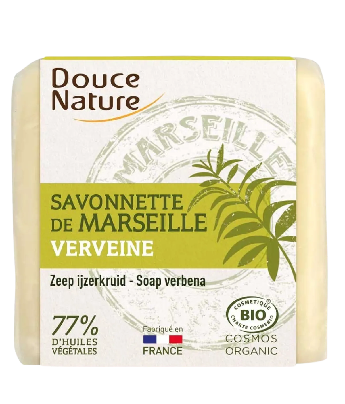 Outlet Douce Nature Zeep Marseille ijzerkruid/verbena bio